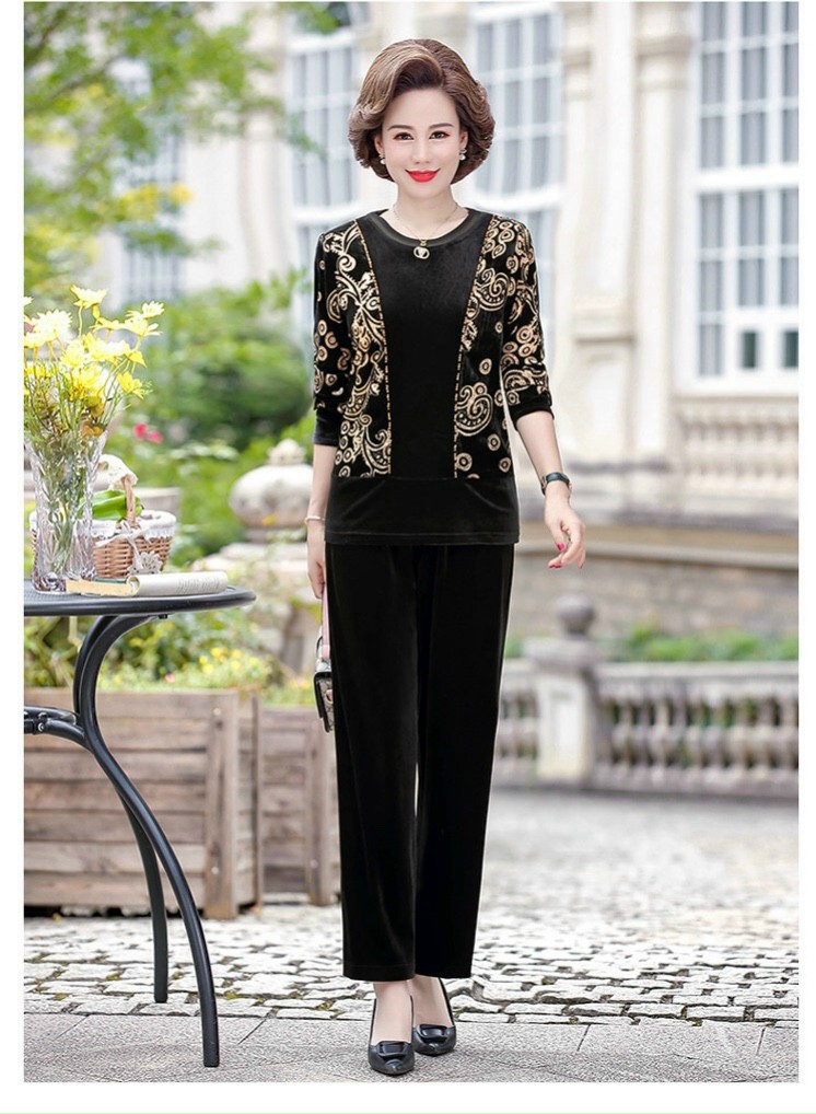 Set Nhung Đính Đá  Phối Họa Tiết - BTN88